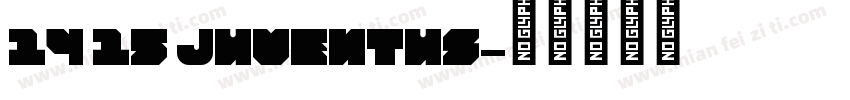 14 15 Juventus字体转换